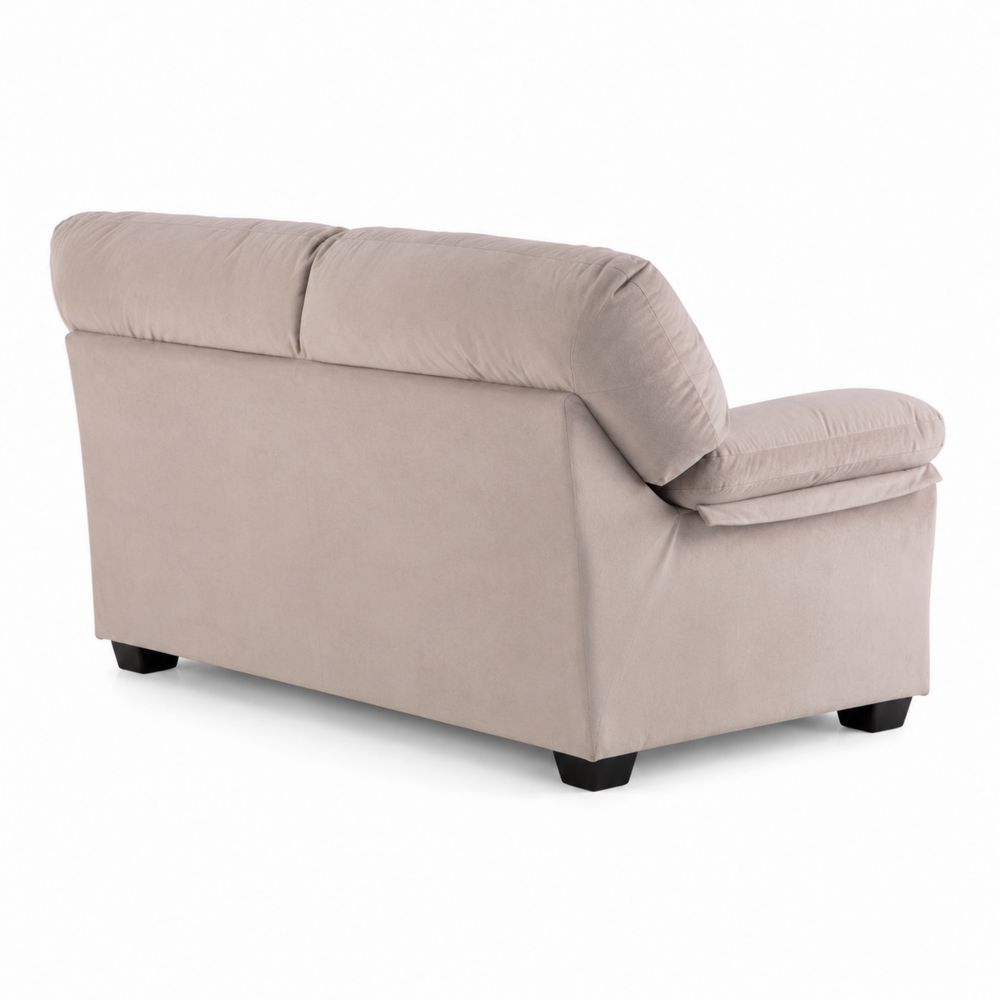Zweisitzer Sofa Mikrofaser Beige