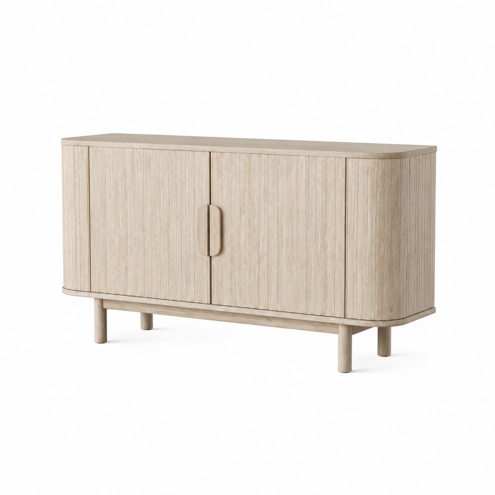 Sideboard mit 2 Türen aus Holz 120x40x80 cm