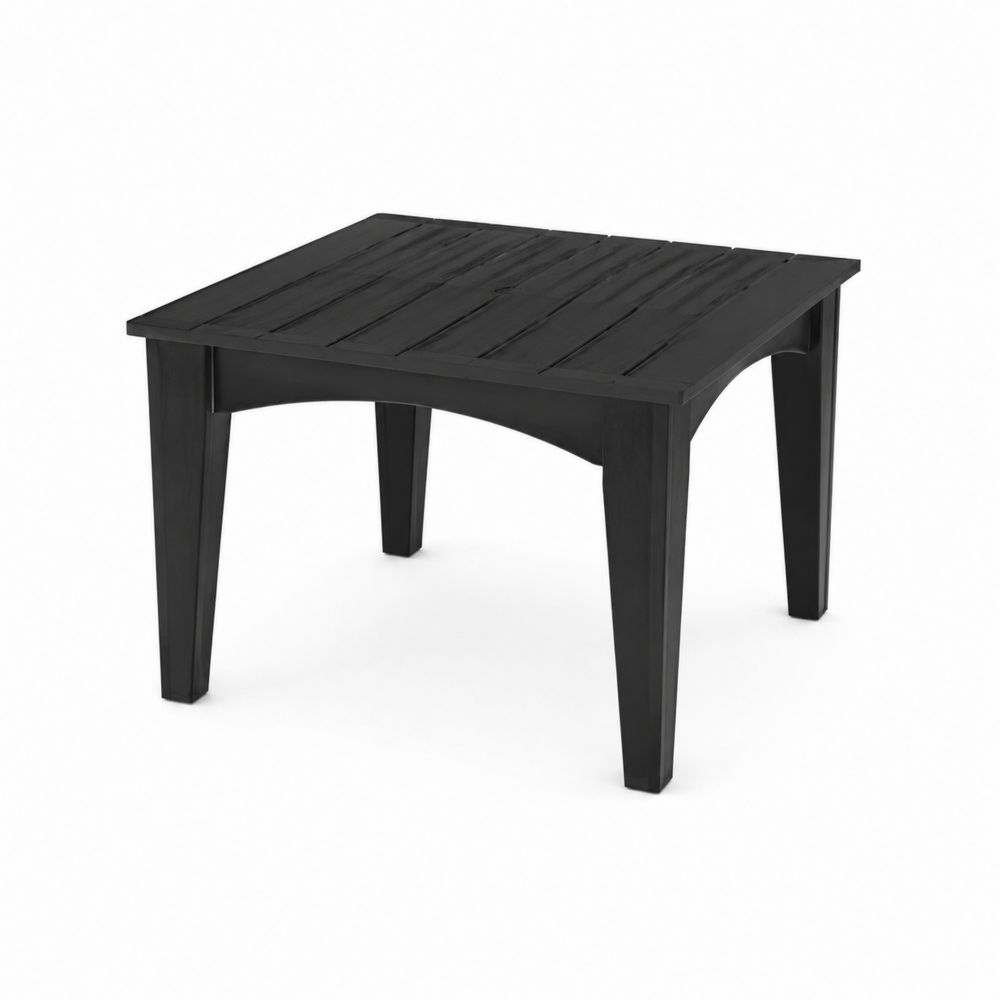 Outdoor Tisch Aluminium Schwarz 90x90 cm-maisonfleurco