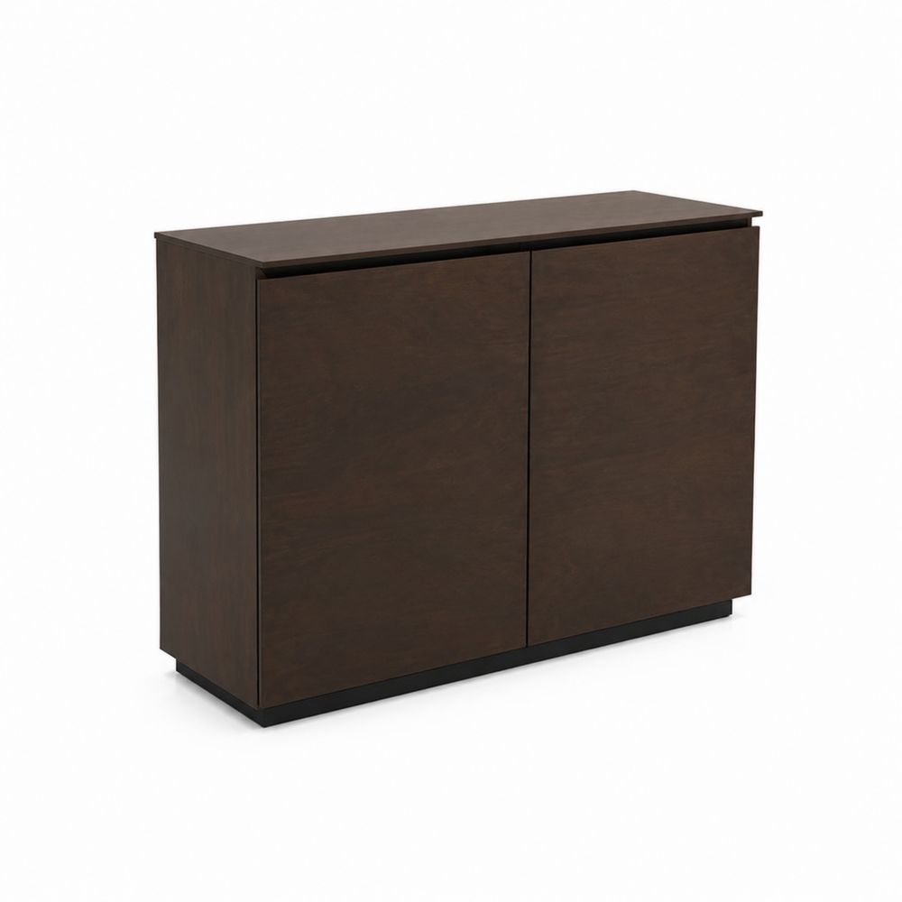 Sideboard aus MDF Dunkelbraun 120x40x80 cm-maisonfleurco