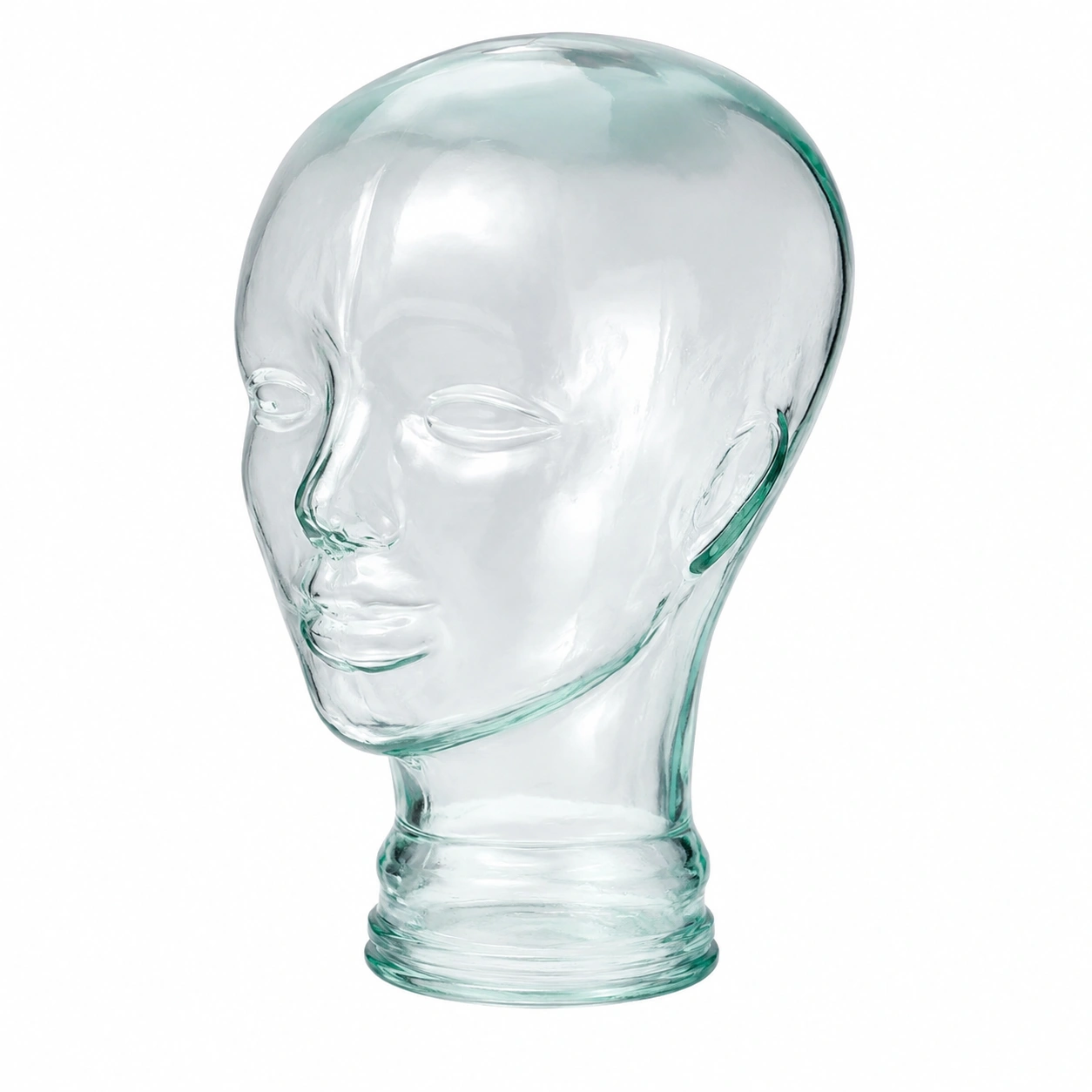 Cabeza Decorativa de Vidrio Transparente-NestAndWood