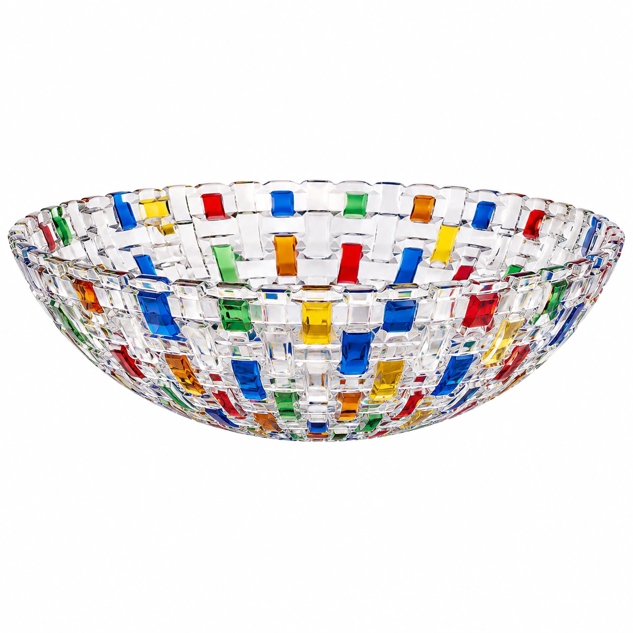 Centro de mesa cristal multicolor-NestAndWood