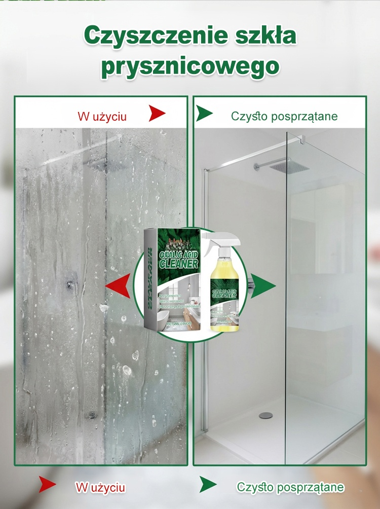 【1+1 Gratis】Profesjonalny Spray Czyszczący z Kwasem Szczawiowym do Kuchni i Łazienki – Usuwa 99.9% Kamienia i Rdzy w 5 Sekund