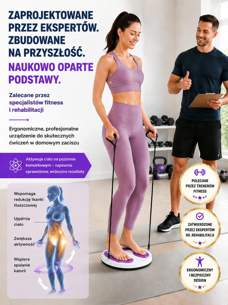 【-50% & Za pobraniem】Wielofunkcyjny Magnetyczny Twister 3D: Płaski Brzuch w 15 Minut + Domowy Masaż Stóp (14 dni na próbę)