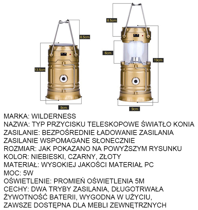 Lampa Solarna Wodoodporna – Oświetlenie Ogrodowe LED -30% Promocja