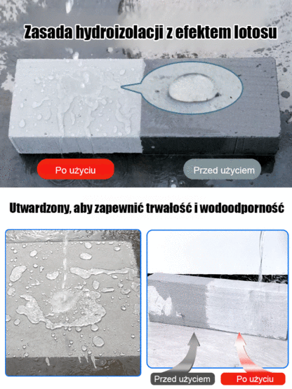💧Niewidoczny Klej Wodoodporny (Bezwonny) | -50% Zniżki + 14 Dni na Próbę!
