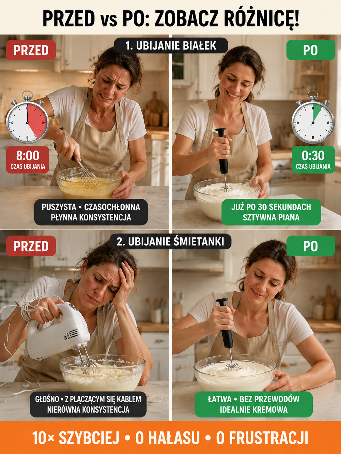 💰 -50% OFF tylko dzisiaj! Półautomatyczny ręczny macierz jaj