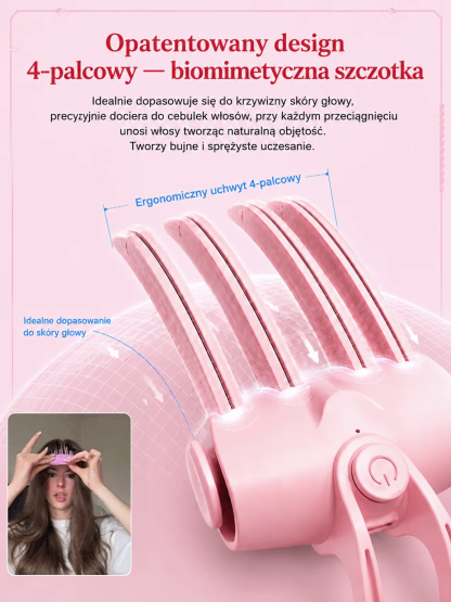 ✨D Wolumizer do Włosów Płaskich i Cienkich - Efekt Salonu w Domu🔥(-50% Zniżki)