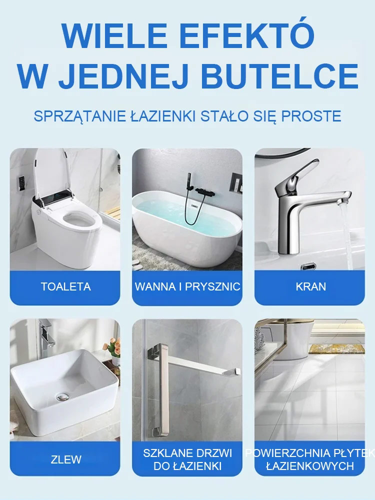 ✨ Twoja łazienka jak z 5-gwiazdkowego hotelu w 5 minut bez szorowania!