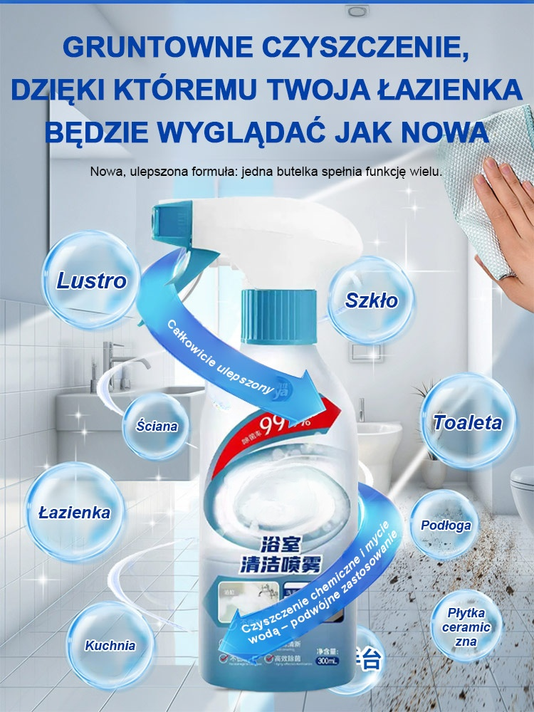 ✨ Twoja łazienka jak z 5-gwiazdkowego hotelu w 5 minut bez szorowania!