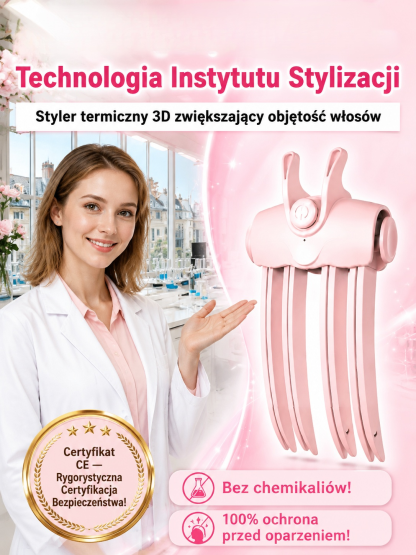 ✨D Wolumizer do Włosów Płaskich i Cienkich - Efekt Salonu w Domu🔥(-50% Zniżki)