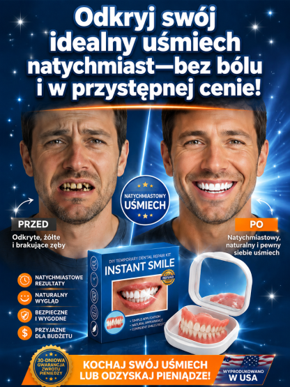 🌟 Osiągnij idealny uśmiech w 3 minuty – bez dentysty, bezboleśnie i w przystępnej cenie! 💥