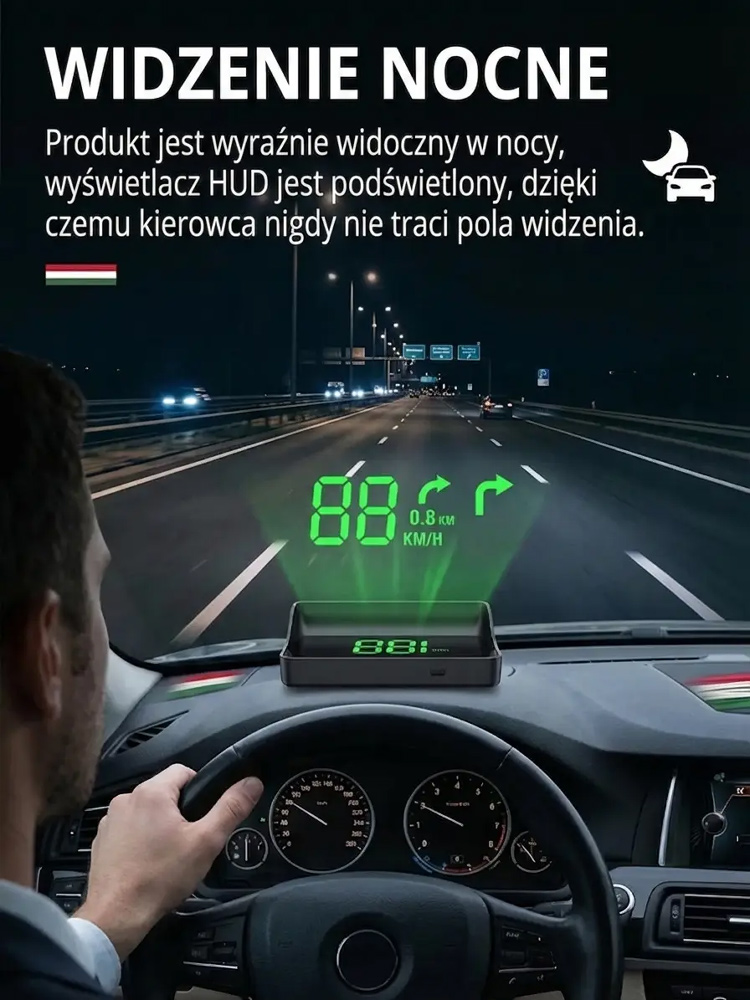 [Darmowa wysyłka] Inteligentny wyświetlacz przezierny AI 🚗 | Technologia myśliwców | Nie wymaga sieci | Obsługuje wyświetlacz MPH 👁️ Wyraźniejsza widoczność, bezpieczniejsza jazda.