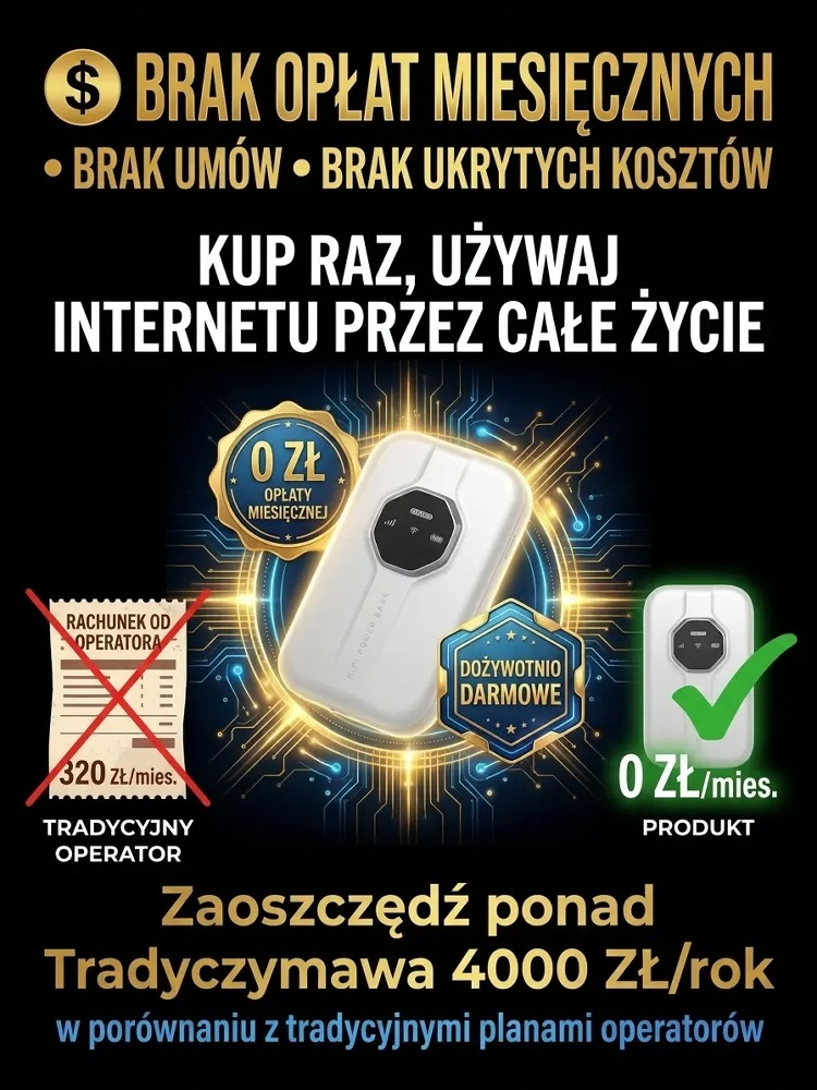 30-dniowy okres próbny bez ryzyka: 100% gwarancji satysfakcji 🛡️ Nie jest wymagana karta SIM, brak umowy, brak ukrytych opłat
