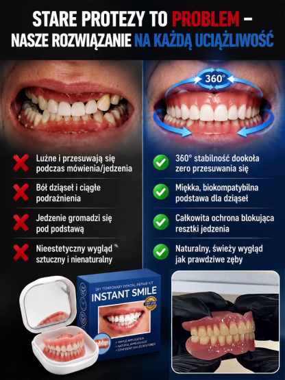 🌟 Osiągnij idealny uśmiech w 3 minuty – bez dentysty, bezboleśnie i w przystępnej cenie! 💥