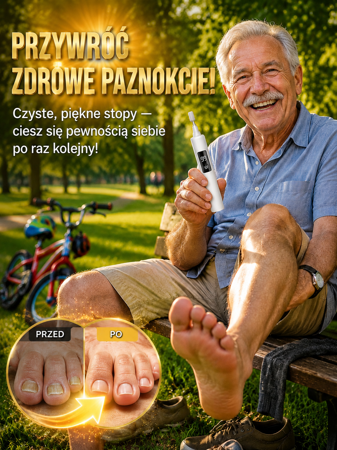 [Pożegnaj się z grzybicą paznokci. Szybko uzyskaj idealne paznokcie.] Elektryczna polerka do paznokci