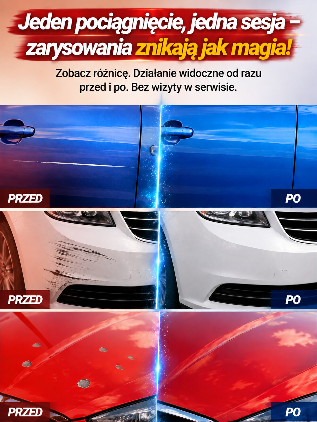  [kierowca do wyboru] Spray naprawy zadrapań samochodów