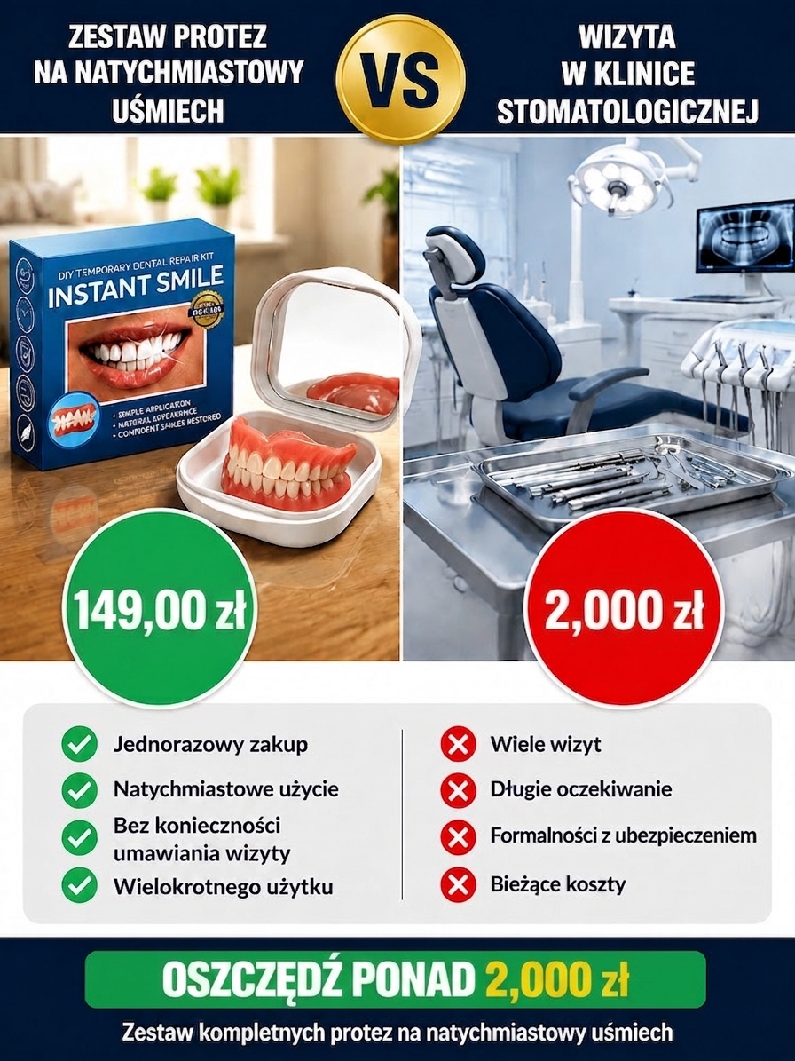 🌟 Osiągnij idealny uśmiech w 3 minuty – bez dentysty, bezboleśnie i w przystępnej cenie! 💥