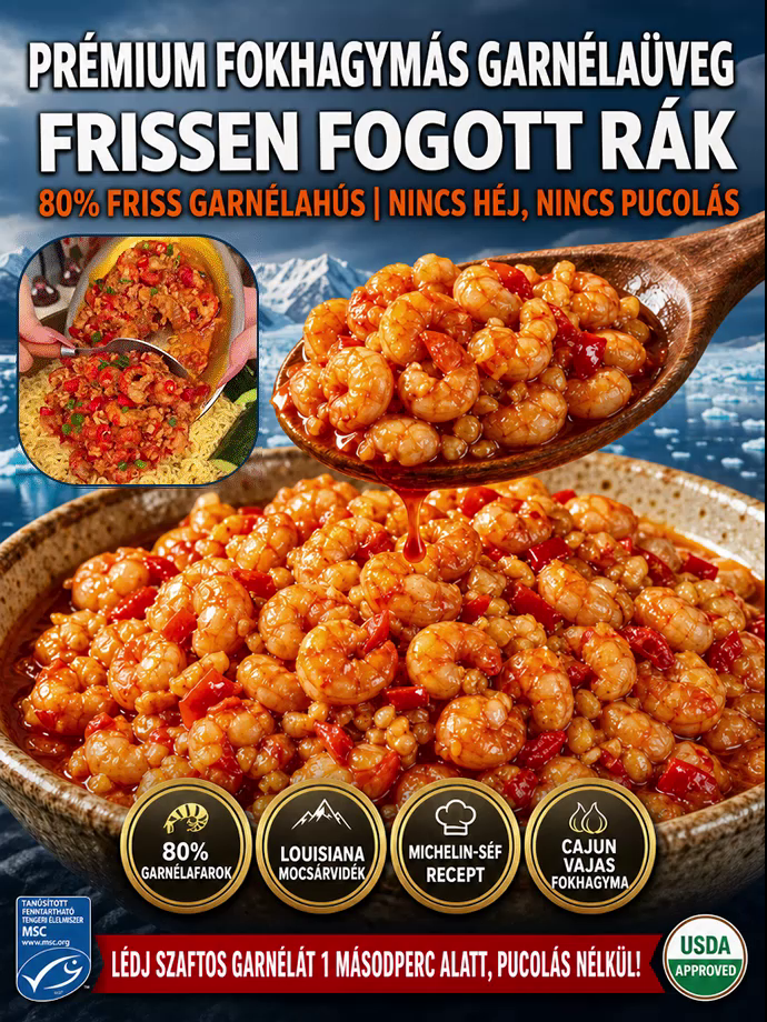 🦐0 Szénhidrát🦐0 Cukor🦐Mélytengeri Omega-3 – A Tökéletes Gluténmentes Garnélarák Snack!