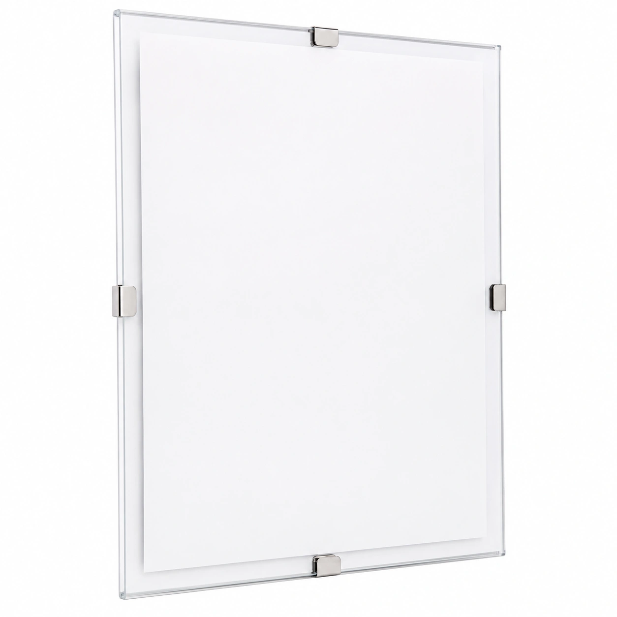 Marco acrilico transparente pared-NordicWoodLiving
