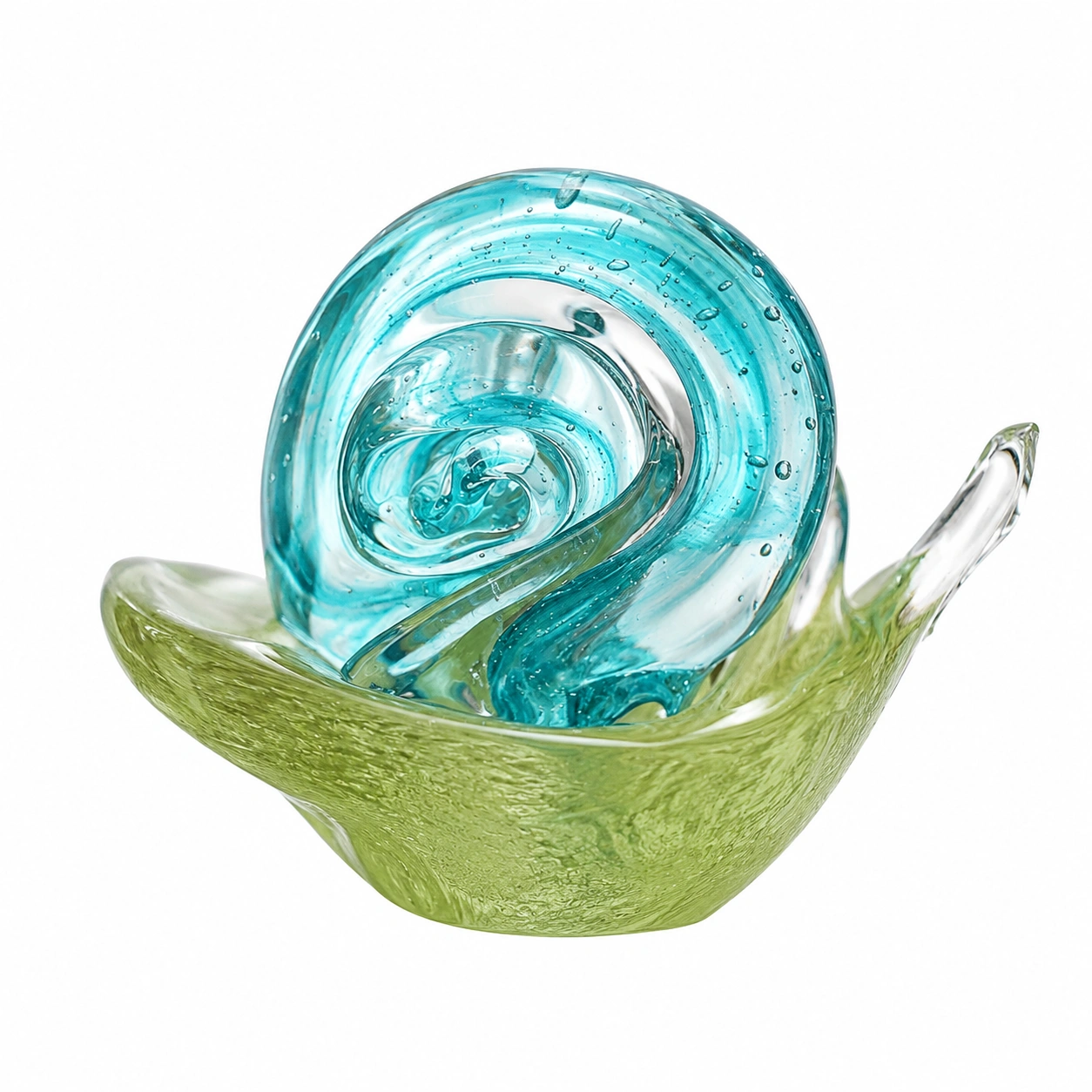 Figura Decorativa Caracol de Cristal-NordicWoodLiving