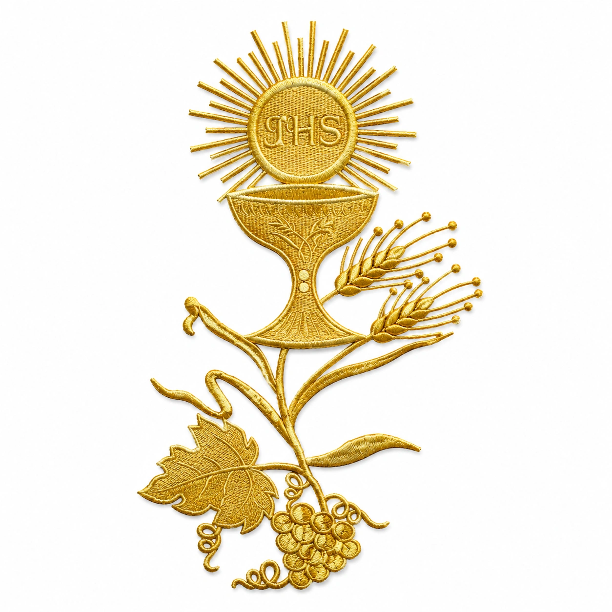Aplique Bordado Decorativo Dorado-NordicWoodLiving