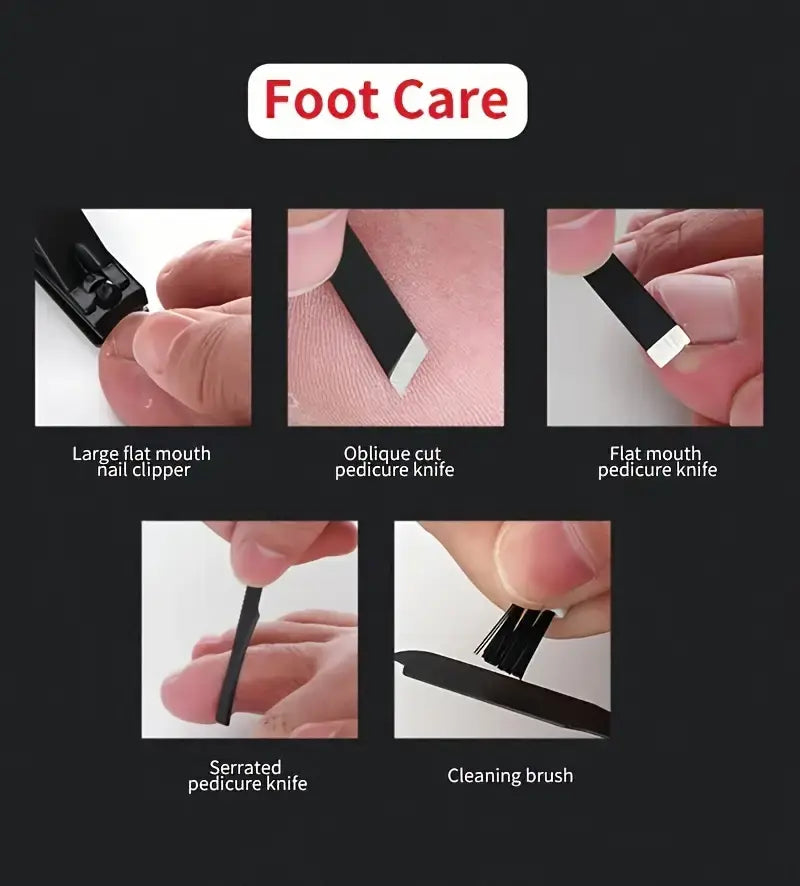 24pcs Professional Nail Clippers Kit