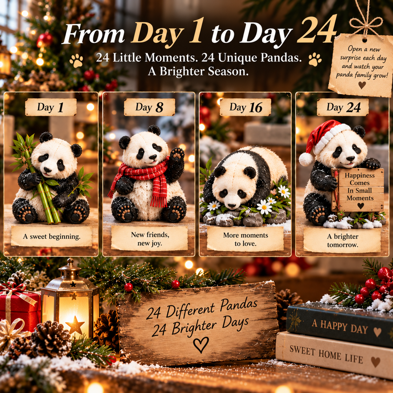 🐼 24 Days of Panda – 24 Little Moments, A Brighter Christmas  Mystery Box