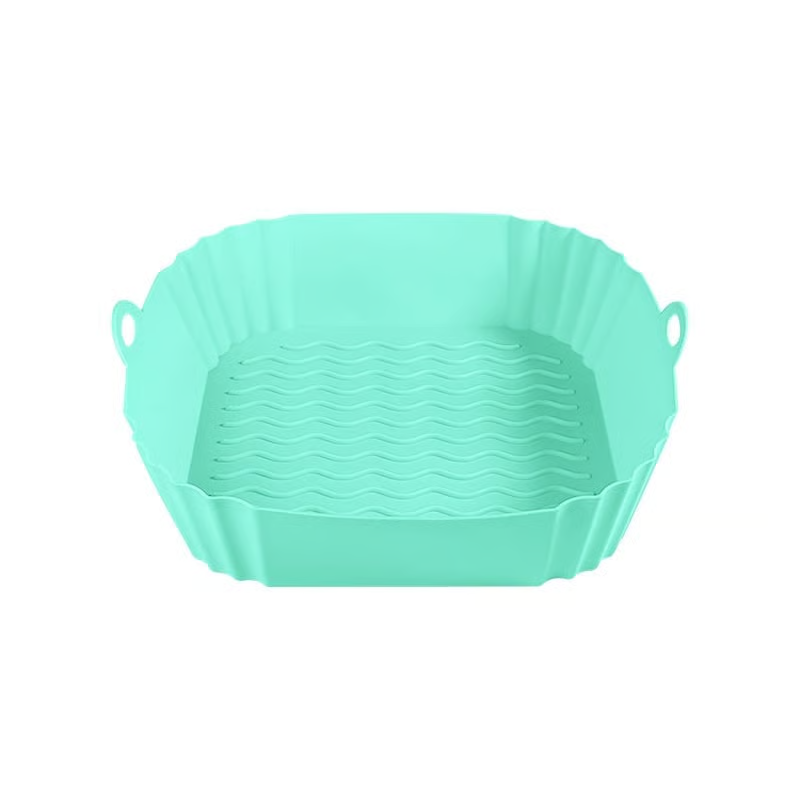 BAKE FASTER. RELEASE EASIER. COOK ANYWHERE.  Made from premium heat-resistant silicone for even baking and effortless food release. Perfect for air fryers, ovens, grills, and more—your all-in-one solution for mess-free cooking.