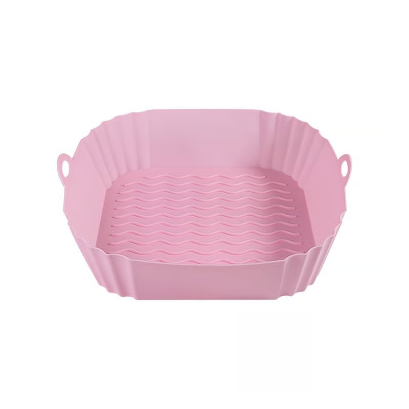 BAKE FASTER. RELEASE EASIER. COOK ANYWHERE.  Made from premium heat-resistant silicone for even baking and effortless food release. Perfect for air fryers, ovens, grills, and more—your all-in-one solution for mess-free cooking.
