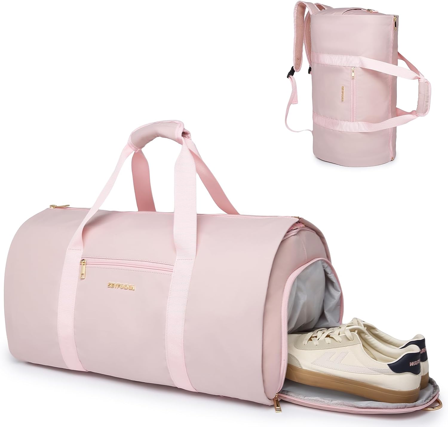 seyfocnia Convertible Travel Garment Bag,Carry on Garment Duffel Bag for Women - 3 in 1 Garment Backpack Hanging Suitcase Suit Business Travel Bag