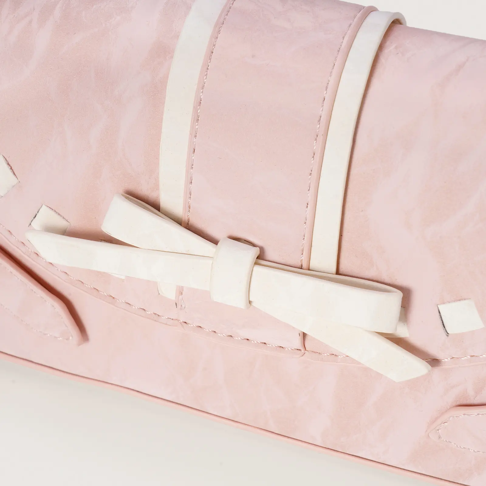 RAINSMORE - Baguette Bag with Cute Ribbon Pattern - Latest Model Women's Bag, Cute and Trendy Style, Sling Bag
