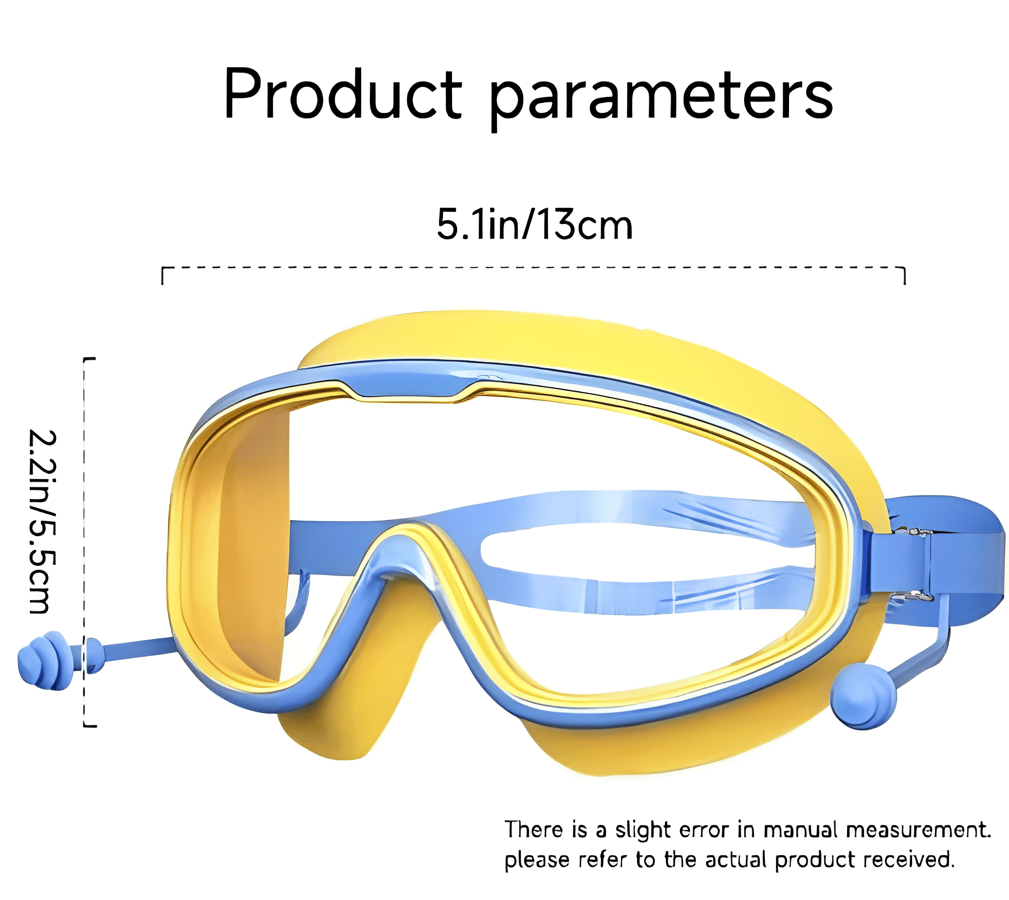 🎉BUY 2 SAVE 20% 🔥HD children's large frame waterproof and anti-fog swimming goggles