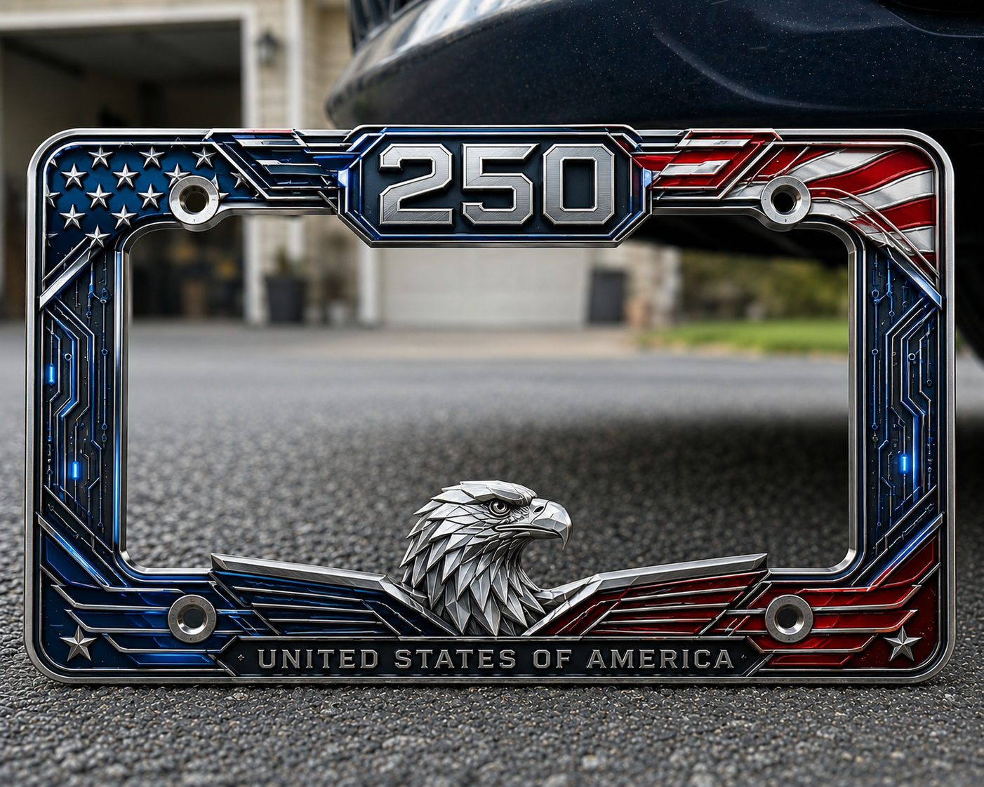 🦅LAST DAY 49% OFF-🔥250th Anniversary Commemorative License Plate Frame