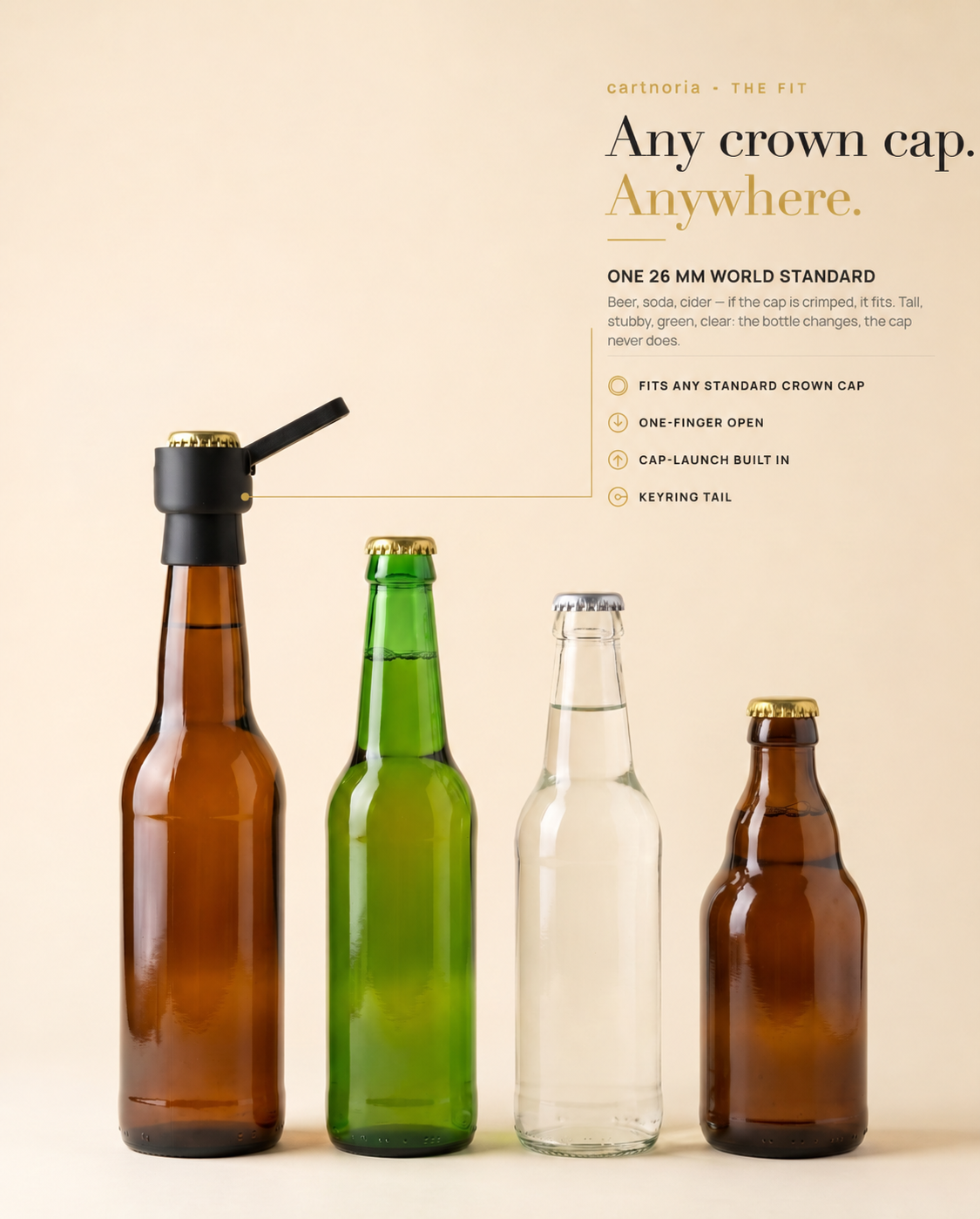 Bottle cap opener