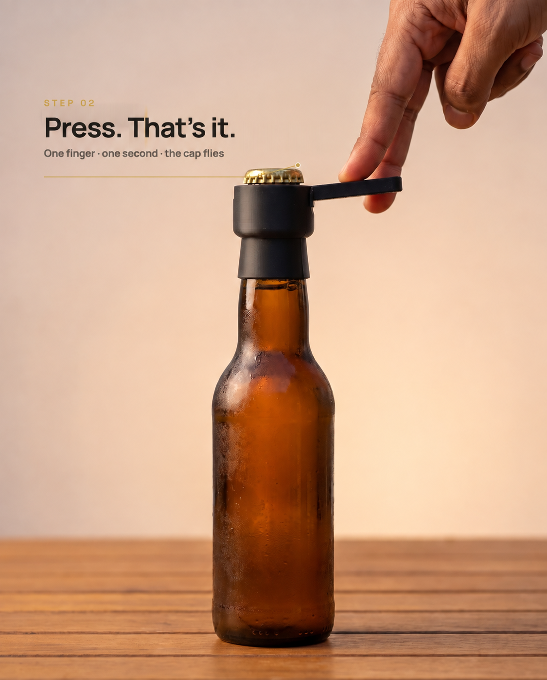 Bottle cap opener