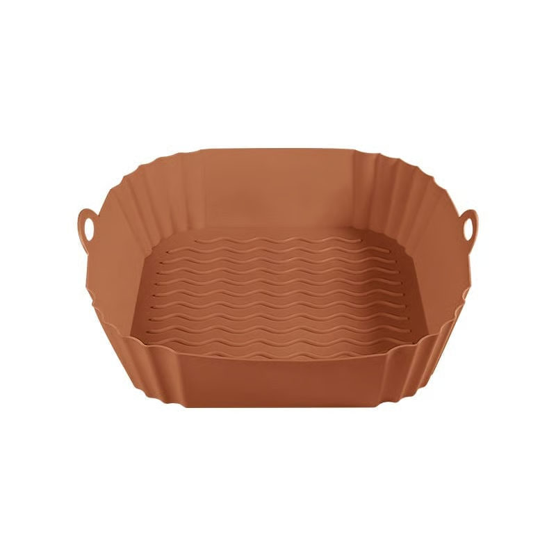 BAKE FASTER. RELEASE EASIER. COOK ANYWHERE.  Made from premium heat-resistant silicone for even baking and effortless food release. Perfect for air fryers, ovens, grills, and more—your all-in-one solution for mess-free cooking.
