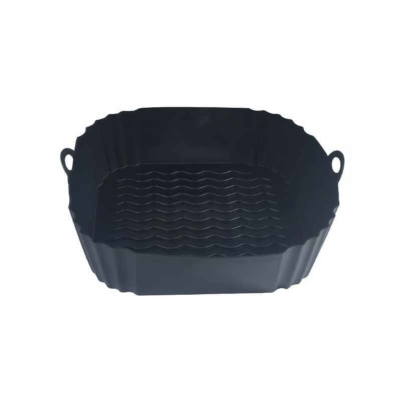 BAKE FASTER. RELEASE EASIER. COOK ANYWHERE.  Made from premium heat-resistant silicone for even baking and effortless food release. Perfect for air fryers, ovens, grills, and more—your all-in-one solution for mess-free cooking.