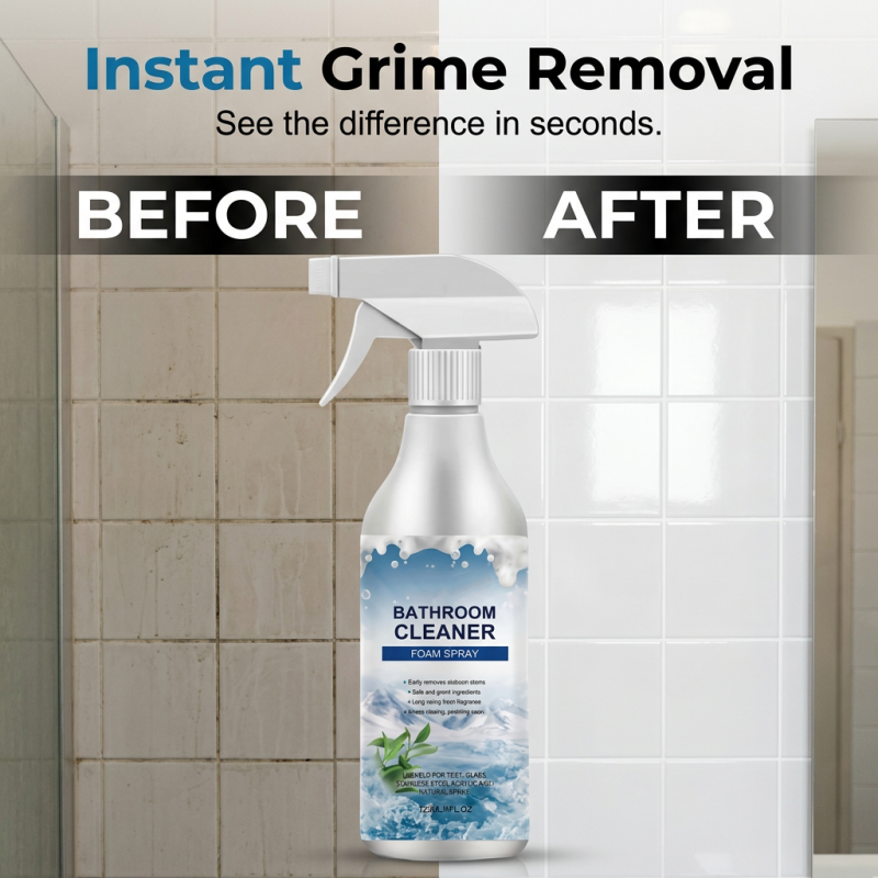 Deep Cleaning Bathroom Foam Spray