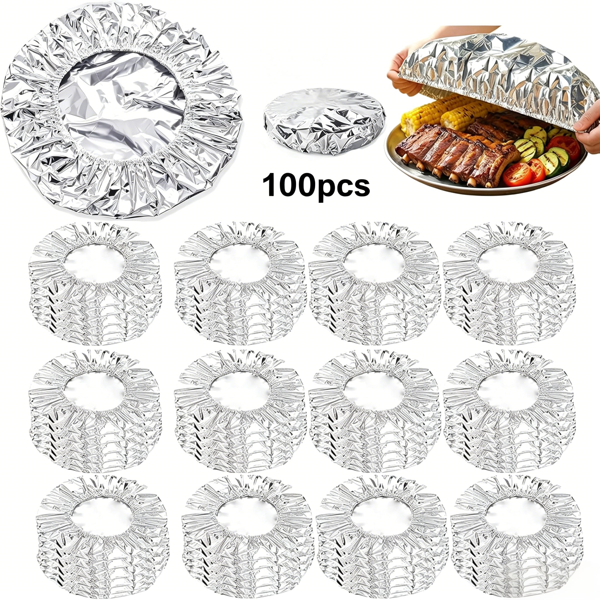 Aluminum Foil Heat Shield Covers – No Plastic 🥘