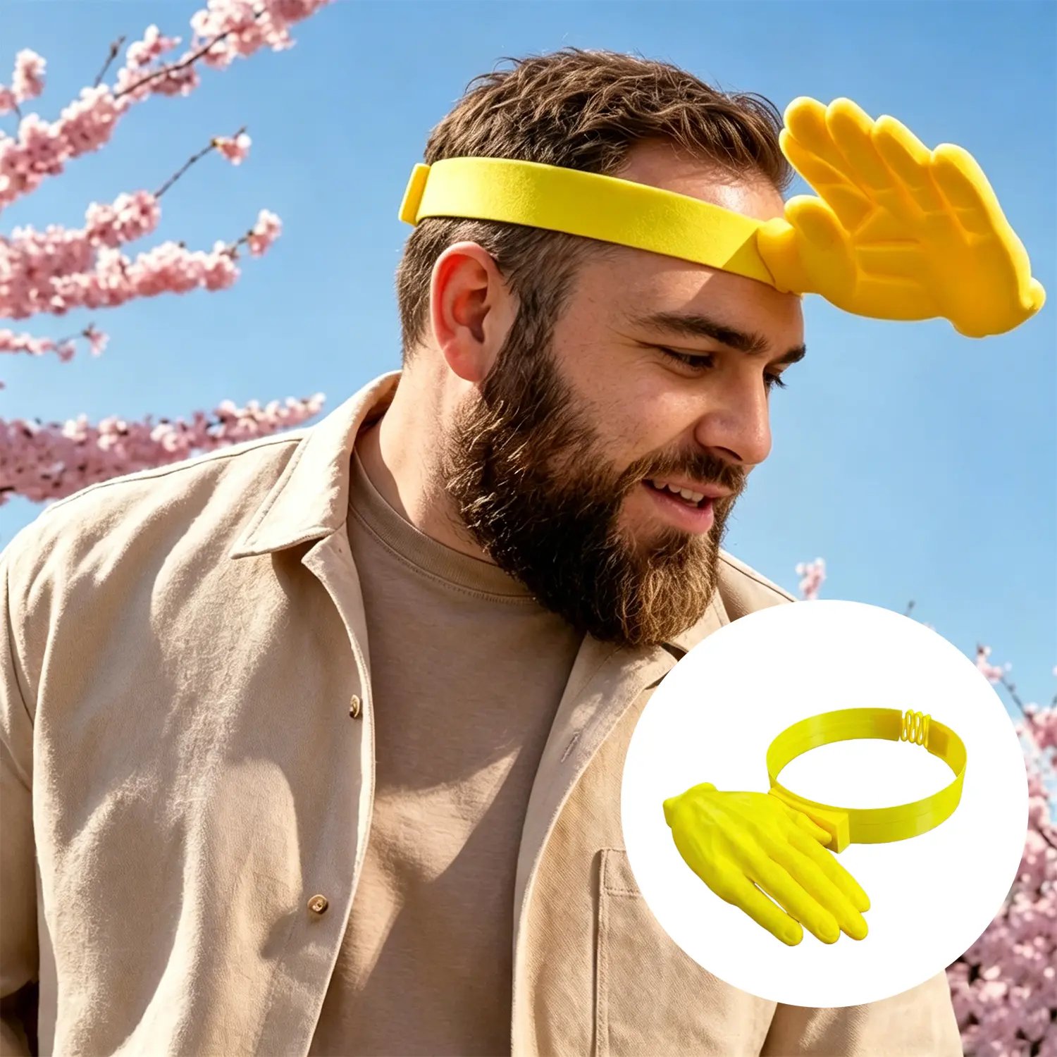 Funny Palm-Sized Sun Hat
