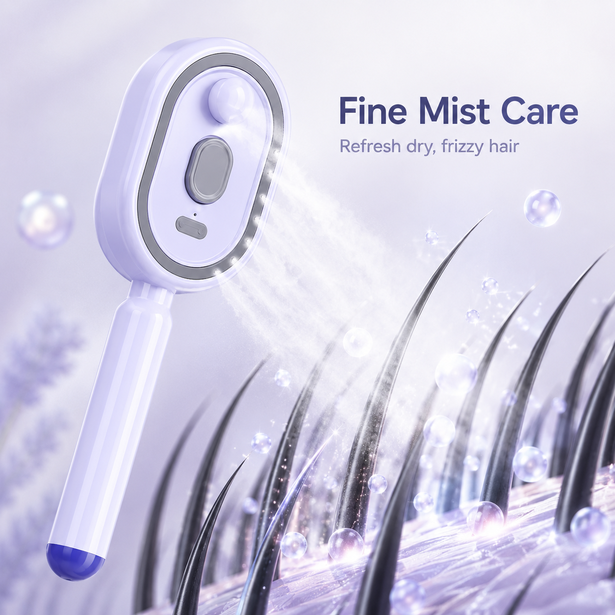 💫SAVE 50% NOW🪮✨Steam Mist Straightening Comb – Easy Salon-Like Hair
