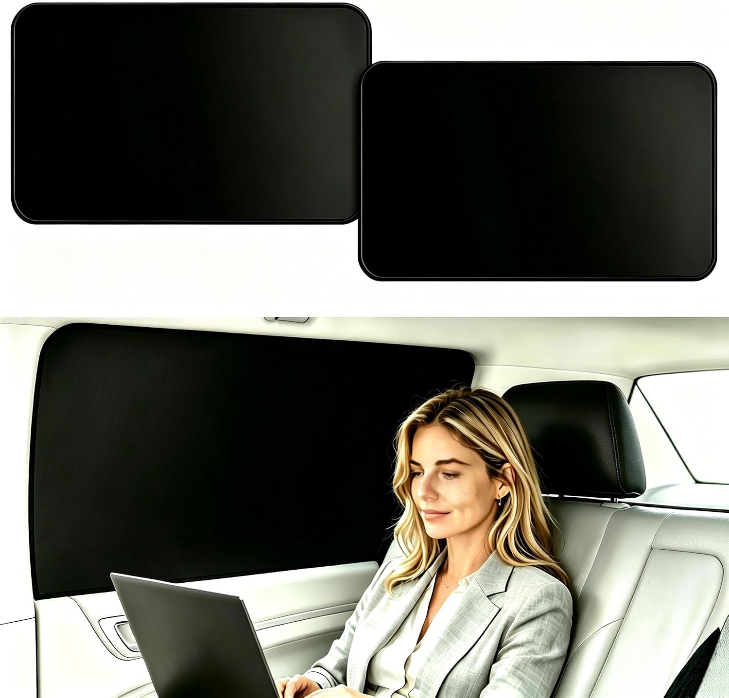 Car window sunshades - providing privacy, UV protection, and heat insulation for car windows and side windows, ideal for camping, travel, baby safety, and everyday use.