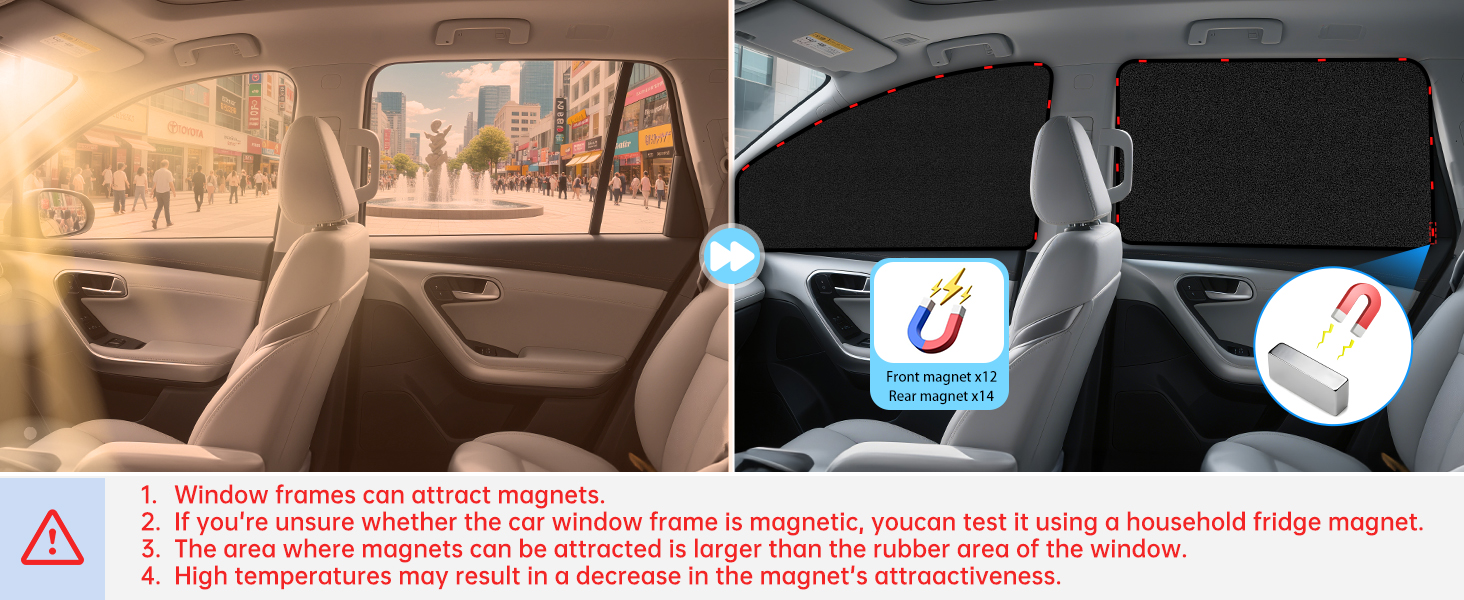magnetic car window shade