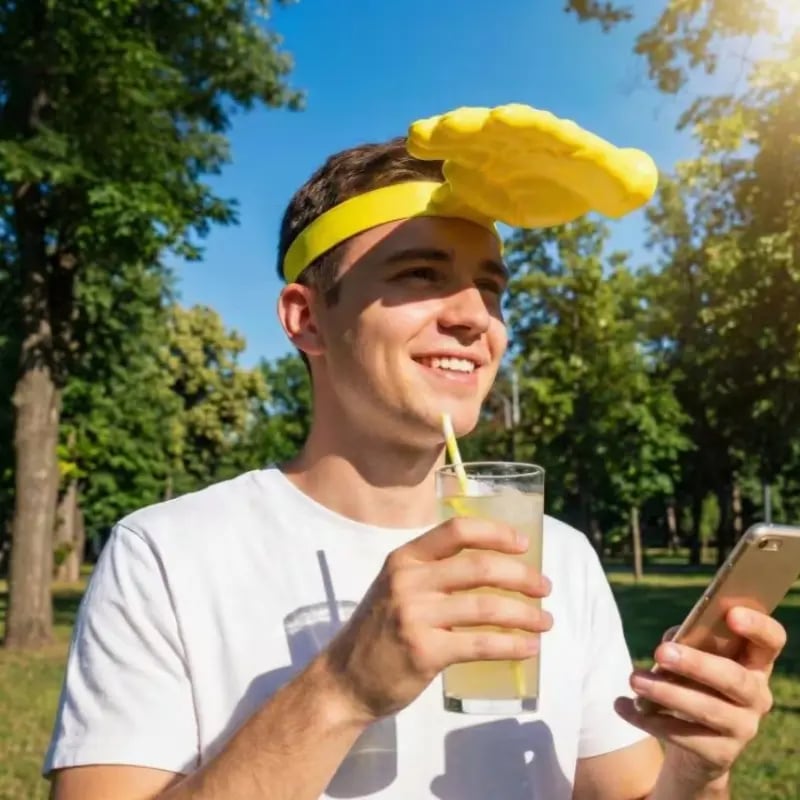 Funny Palm-Sized Sun Hat