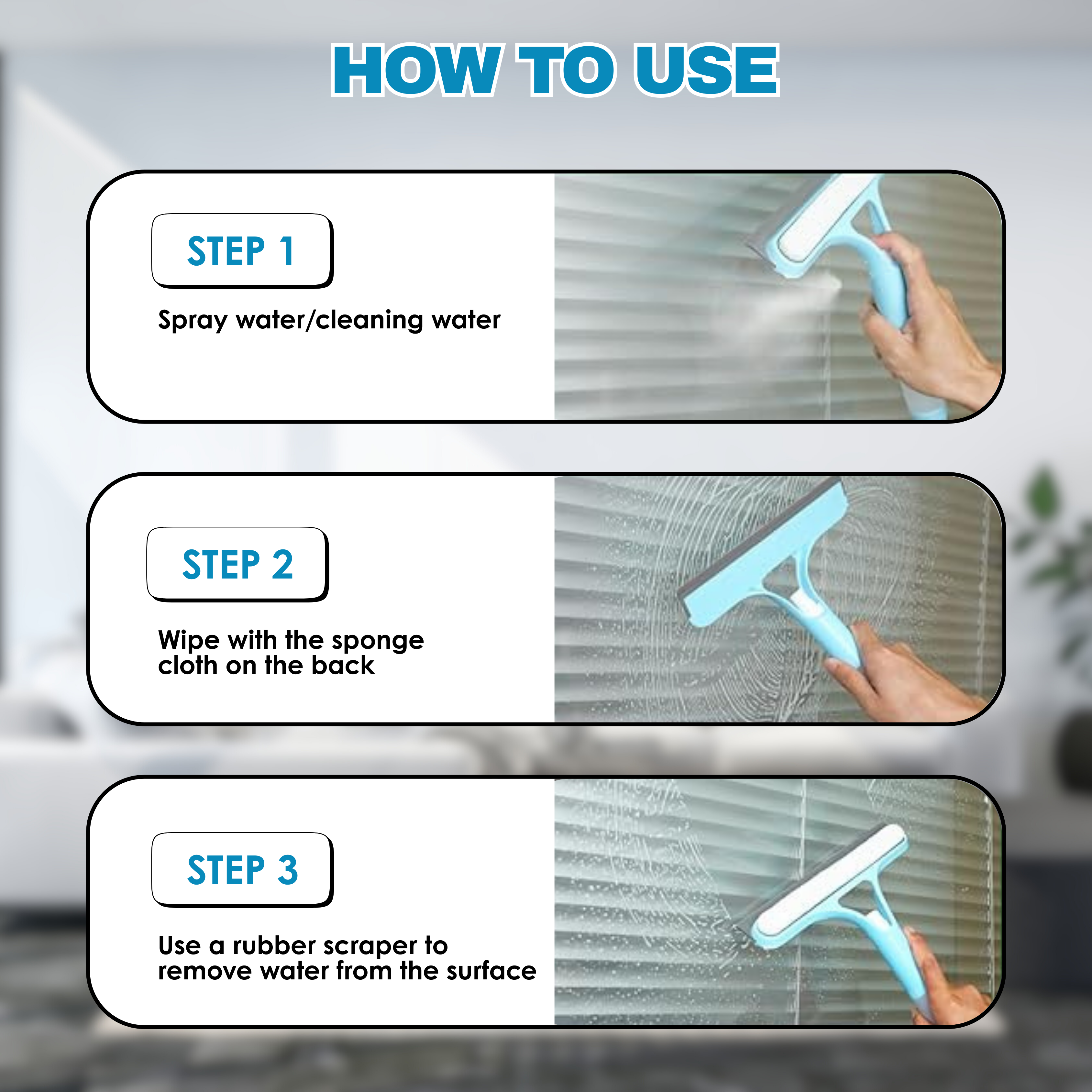🔥Handheld 3-in-1 Spray Window Cleaner