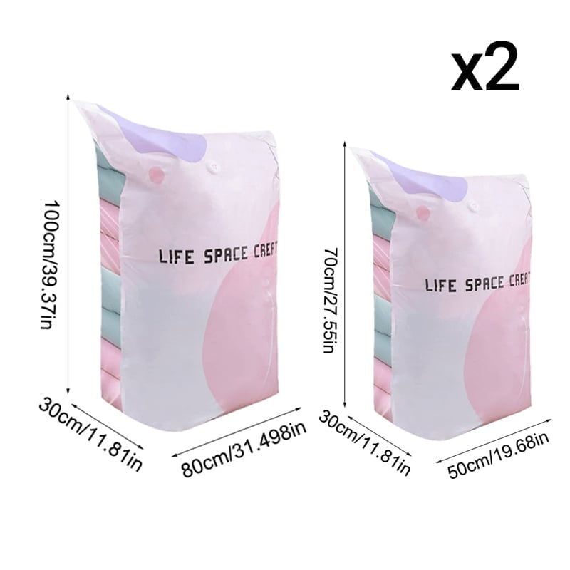 📦 Large-Capacity Vacuum Bags – No Pump Needed! 💨✨