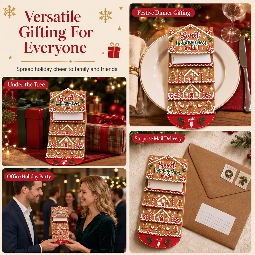 Christmas greeting card gifting ideas for family dinners, colleagues and holiday visits