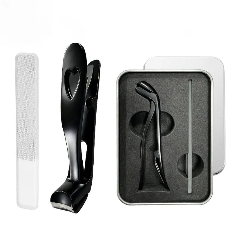 WIDE-OPENING POWDERSTEEL NAIL CLIPPER EFFORTLESS TRIMMING, COMFORTABLE NAIL CARE