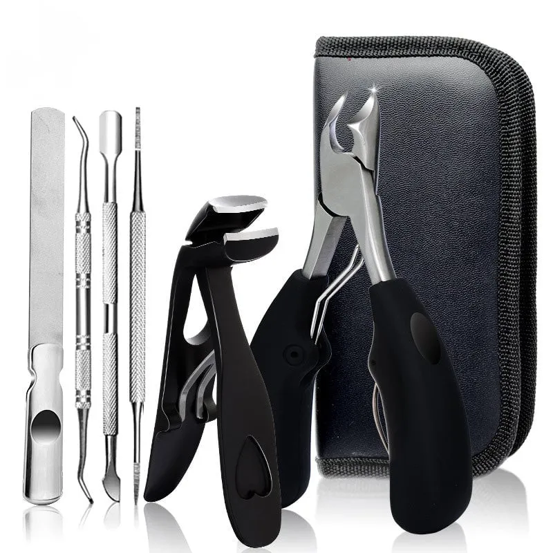 WIDE-OPENING POWDERSTEEL NAIL CLIPPER EFFORTLESS TRIMMING, COMFORTABLE NAIL CARE